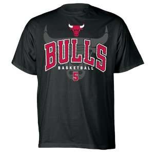  Chicago Bulls Carlos Boozer Name & Number T Shirt (Black 