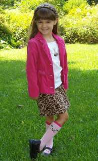 GYMBOREE Teachers Pet Leopard Lot 5 Blazer Skirt Pants  