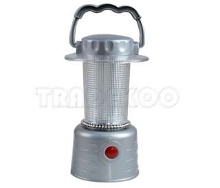 Portable 15 LED Bivouac Camping Hiking Lantern Light Lamp Sliver