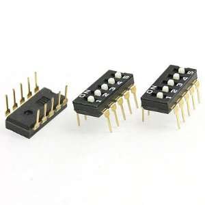  Amico 3 Pcs Black 5 Position 2.54mm Pitch 10 Pin IC Type 