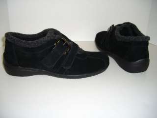 EASY SPIRIT Black Suede Athletic Womens Shoes Size 5  