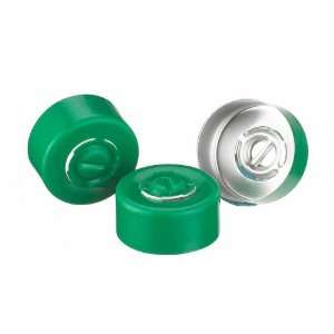 Wheaton 224182 07 Green Aluminum Center Disc Tear Out Unlined Seal 