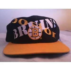  Boston Bruins Vintage Criss Cross Snapback Hat Everything 