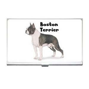  Boston Terrier Business Card Holder Case