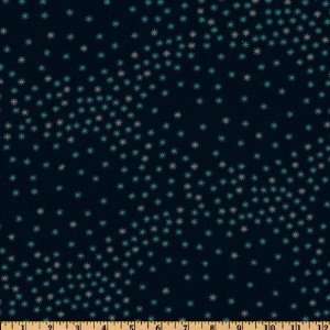   Jersey Knit Stars Blue/Teal Fabric By The Yard Arts, Crafts & Sewing