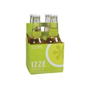 Izze, Bottled Sparkling Lime, 6/4/12 Oz  Grocery & Gourmet 