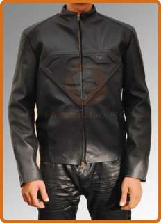 Superman Smallville Embossed Emblem Faux Leather Jacket   Available in 