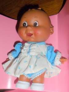LiL Precious Black Baby Vinyl Doll Poseable Original Box She is Sweet 