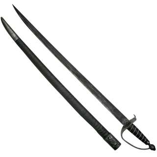Blackbeard Pirate Sword   38 inches   includes scabbard  