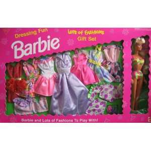  Dressing Fun BARBIE Lots of Fashions Gift Set w Barbie 