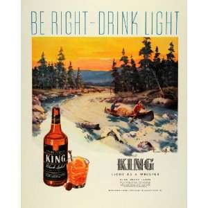  1944 Ad Brown Forman King Black Label Whisky Frederic 
