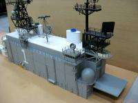 HUGE 1/72 USS TARAWA CONTROL TOWER SCRATCH BUILT MODEL  