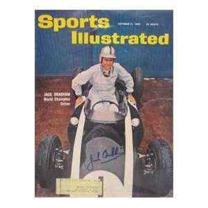  Jack Brabham autographed Sports Illustrated Magazine (Auto 