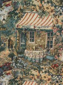 Drapery Upholstery Fabric French Cafe Tapestry  