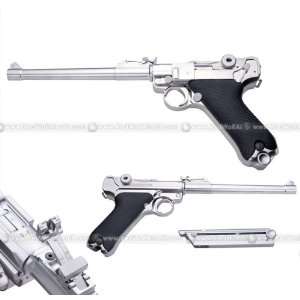 WE Luger P08 (Sliver) (8 inch) 