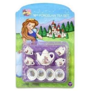  Tea Set 10 Piece Princess Porcelain Assorted Case Pack 48 