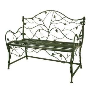  Black Moss Garden Bench Metal Ss Wire Iron Iron by Midwest 