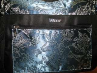 Asian Brocade Kecci Voyager Steel Blue NEW Diaper bag  