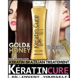 Brazilian Hair Treatment Keratin Cure Gold & Honey VERSION 2 Brazilian 