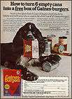 1979 blue roan parti cocker spaniel gaines dog food ad