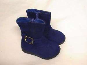 Blue Suede Boots w/ Buckle WW TODDLER Sz 5  