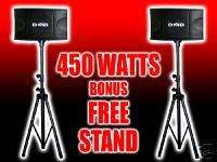 CS450V BMB Better Music Builder Karaoke Speakers+Stands 076783016996 