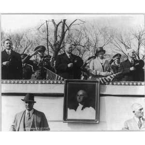  Herbert Hoover,Army Day Parade,Hurley,Malone,Fess,1932 