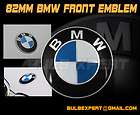 BMW E36 E46 E90 E92 M3 3 SERIES SEDAN COUPLE 82MM BLUE WHITE HOOD 