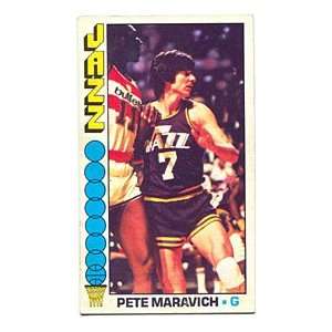  Pete Maravich 1977 1978 Topps Card
