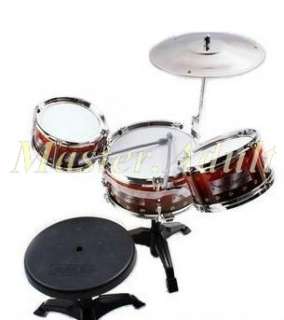 Drum Set for Child Kid 8.3 Tom Tom, Cymbal, Drum Stick, Chair 7 