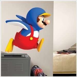  RoomMates 688SLM Penguin Mario Peel and Stick Giant Wall 
