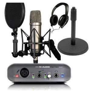  Rode NT1 A Cardioid Condenser Microphone Recording Package 