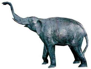 Cast Bronze Standing Elephant Statue MGSRB992354  