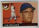 1955 TOPPS #179 JIM BOLGER CHICAGO CUBS EX MINT