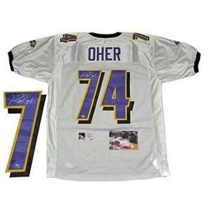 Michael Oher Signed Jersey   White   Autographed NFL 