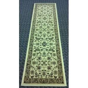Traditional Area Rug Runner 2 Ft Wide X 7 Ft 3 In Long Ivory Persian 