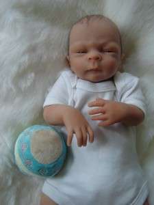 Doll Kit Reborn Vinyl Baby DREW Heather Boneham Real  