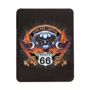  iPad 5 in 1 Case Matte Black Live The Legend Eagle and Engine 