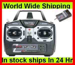 Tactic TTX404 4 Channel 2.4GHz Tx W/ TR624 6CH Receiver  