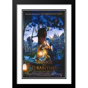  Bridge to Terabithia 20x26 Framed and Double Matted Movie 