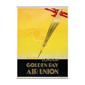  Golden Ray Air Union Poster Print