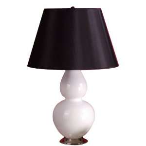   Mavis ceramic Collection White Finish Mavis Ceramic Table Lamp Base