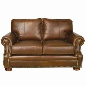  Timbers Leather Loveseat Leather Bark