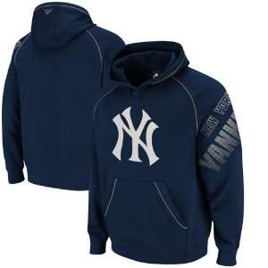  adidas New York Yankees Youth Home Run Pullover Hoodie 