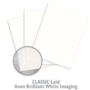    CLASSIC Laid Avon Brilliant White Paper   500/Ream