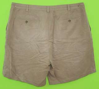 Daniel Cremieux sz 40 Mens Brown Shorts Silk Linen Dress Shorts DE17 