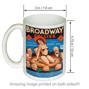  Broadway Follies Vintage Pin Up Girl Retro Pulp COFFEE MUG 