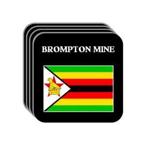  Zimbabwe   BROMPTON MINE Set of 4 Mini Mousepad Coasters 