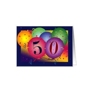  Birthday Balloon Surprise 50 Card Toys & Games