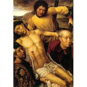  CANVAS Christ Descent from the Cross 1480 90 by Hans Memling 